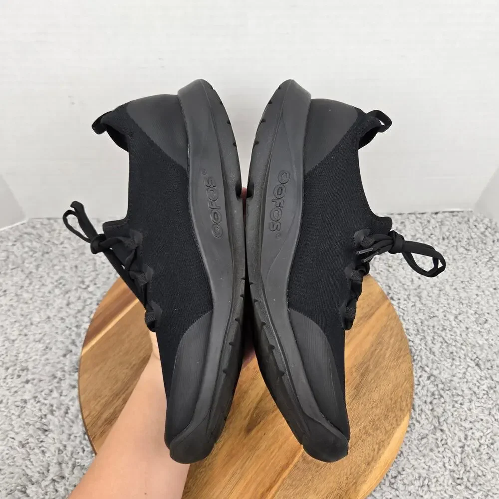 Oofos Mens 11 Oomg Sport LS Black Slip On Casual Lifestyle Recovery Daily Shoe
